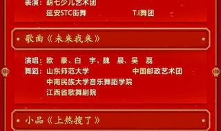 2023年兔年春晚语言类节目 2023春晚彩排节目单